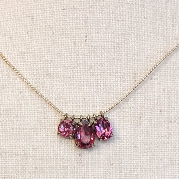 LOFT Ombre Crystal Layered Necklace - Picture 4 of 7